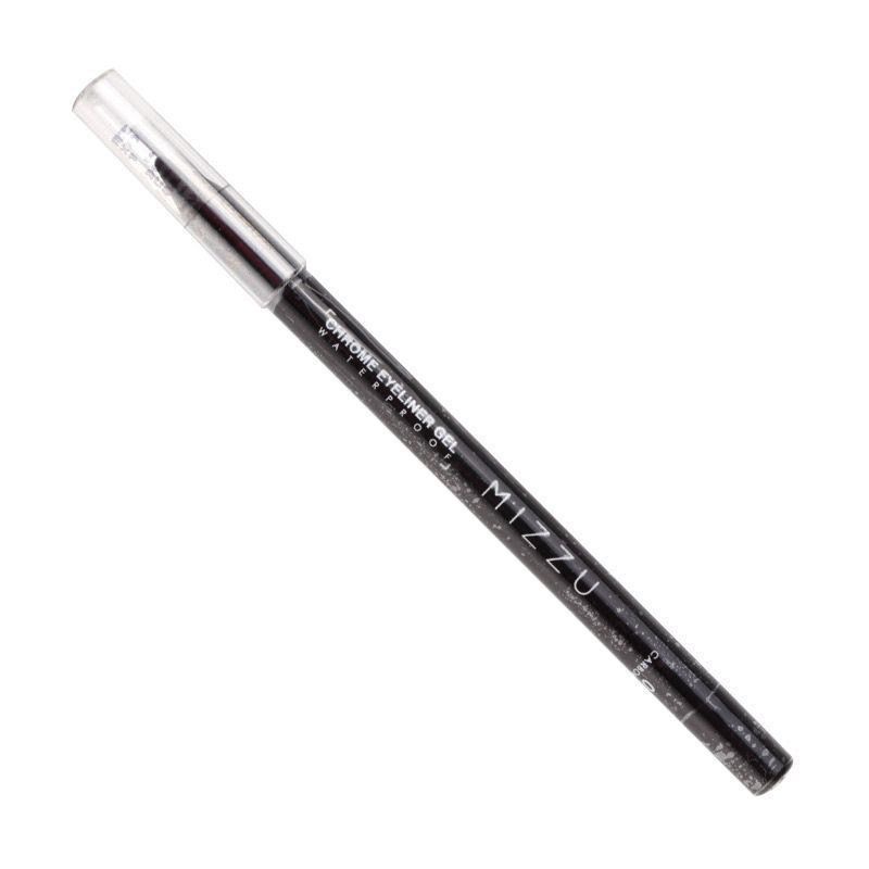 MIZZU Chrome Eyeliner Gel Waterproof Carbon Black 1.2g