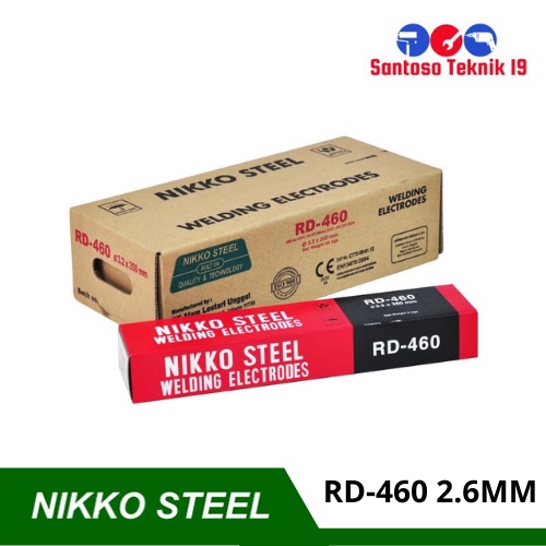 Nikko Kawat Las RD-460 RD 460 2,6mm Steel Welding Electrode 1 Pak 5kg