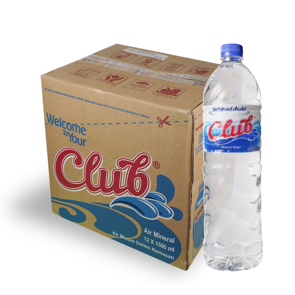 Jual Club Air Mineral Botol Ml Isi Pcs Dus Box Karton