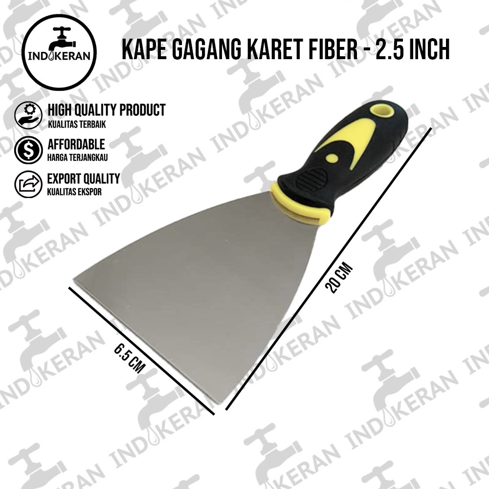 INDOKERAN - Kape Gagang Karet Fiber - 2.5 Inch