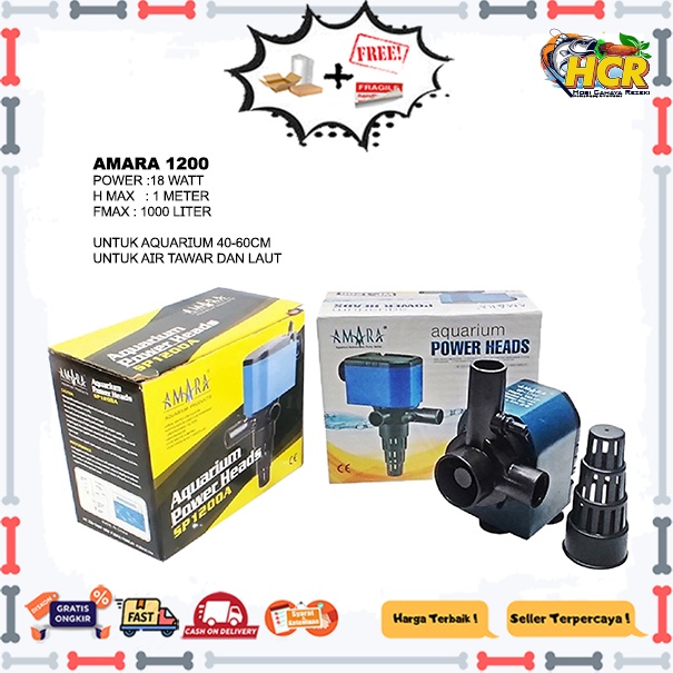 Amara 1200 Pompa Celup Aquarium Power Heads