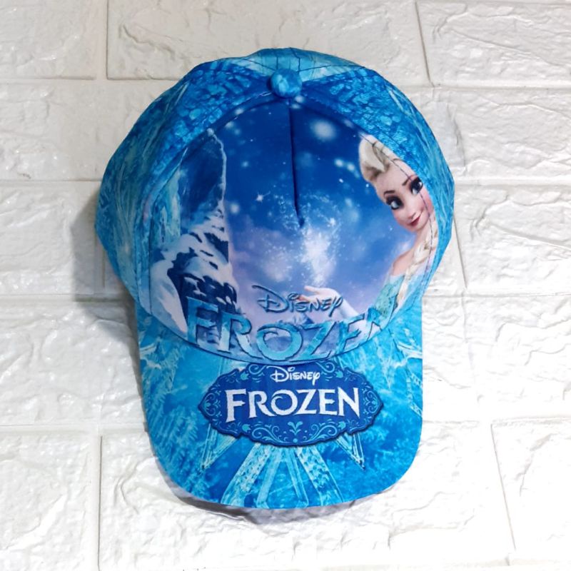 topi anak PREMIUM usia 1 2 3 4 tahun karakter superhero superman captain america kuda pony frozen-Frozen