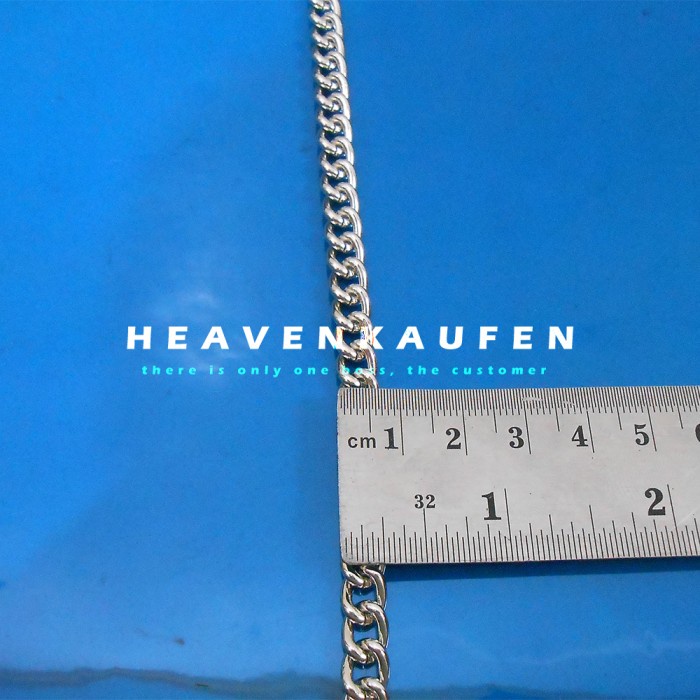 PROMO Rantai Kecil 7 mm Warna Silver Meteran Murah