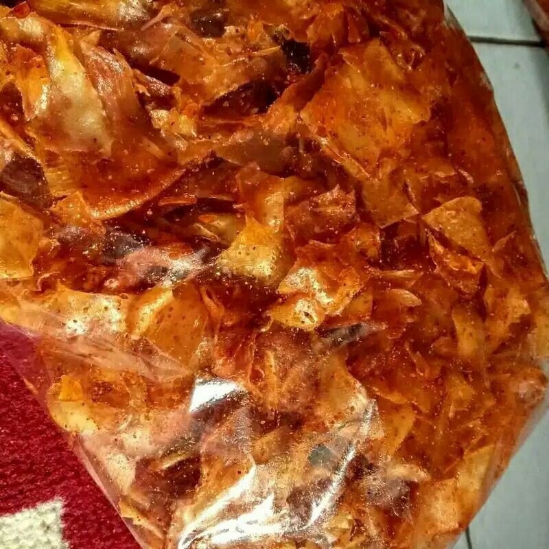 

BARUUUUU GUYS RASA LEBIH ENAK!!!Kripset (keripik setan) anti galau 250GRAM