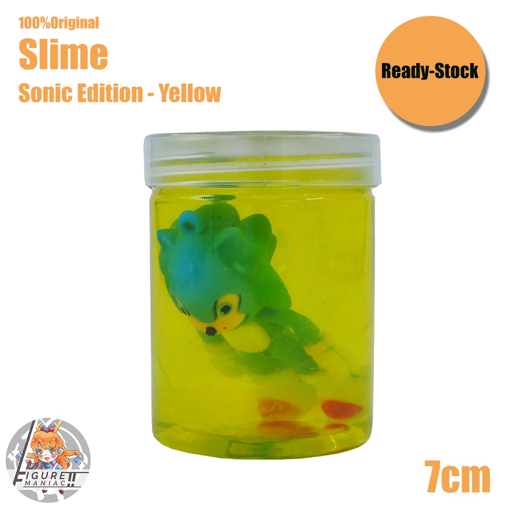 Mainan Anak - Slime Sonic Tabung Edition 7 cm Import Premium