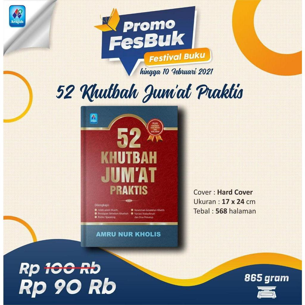 Jual BUKU 52 Khutbah Jumat Praktis - Pustaka Arafah | Shopee Indonesia