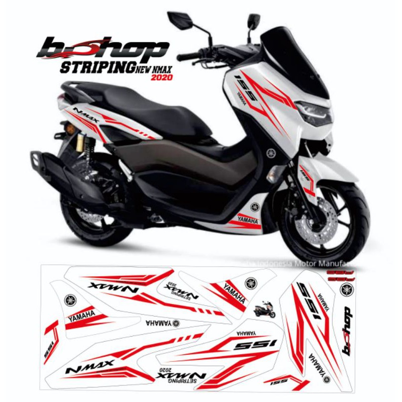 Striping New NMAX 2020 Motif Simple