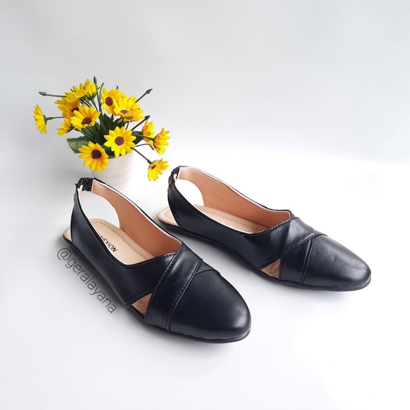 DISKON DAY! Sepatu Sandal  Wanita Connexion - Sepatu Sandal Elastis - Mules Wanita - Sanda Wanita Nevada