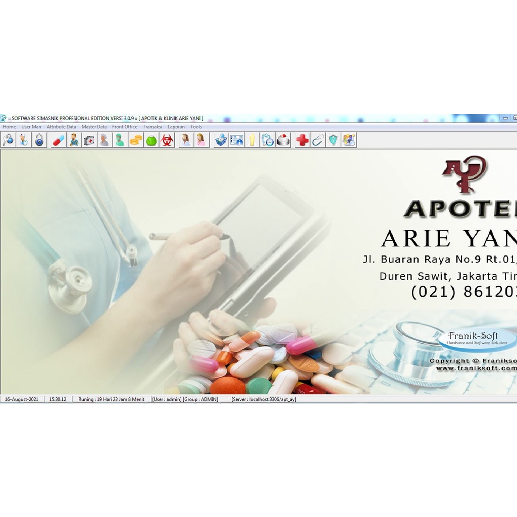 Software Aplikasi Apotik Siap Pakai - SIMASNIK