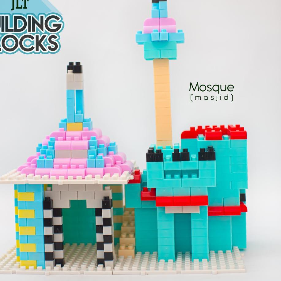 ☻ Puzzle Lego Building Block - Mainan Edukasi isi 1000 PCS dan 500 PCS #ISI TERBANYAK ✩