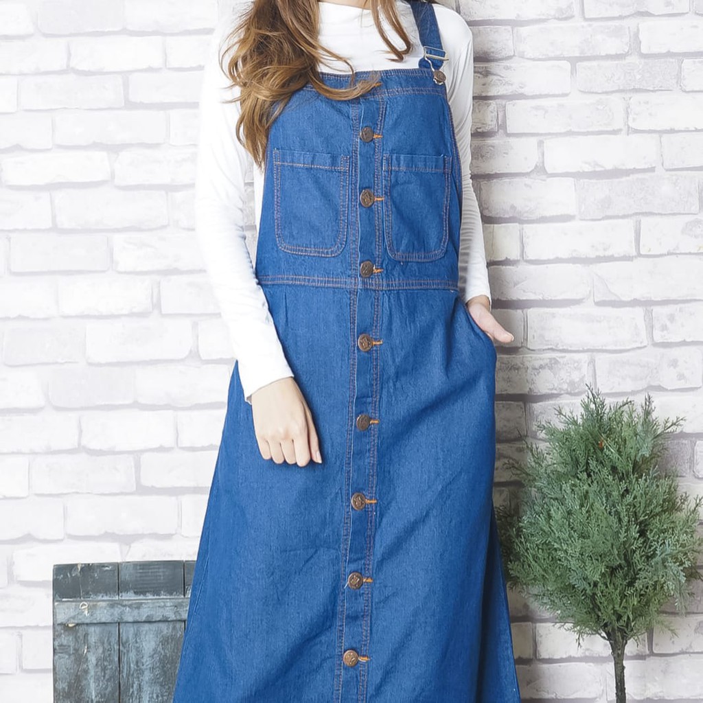 Jeans Overall Wanita Kodokan / Overall Jeans / Kodokan Dewasa