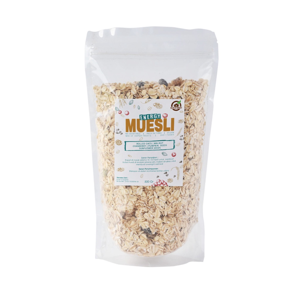 BUY 1 GET 1 - 8 Varian Muesli 500 Gr ( Varian RANDOM )