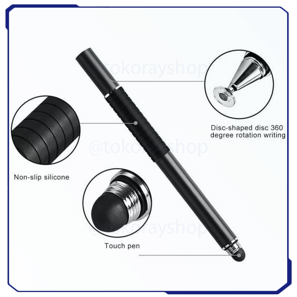 Pena Stylus 2 in1 Fine Point Capacitive Touch Pen - ST-2008