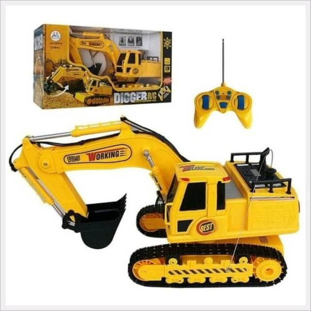 Jual Mainan Remote Control Digger Truck 