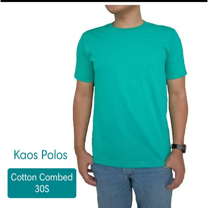 Kaos Polos Cotton Combed 30s TOSCA