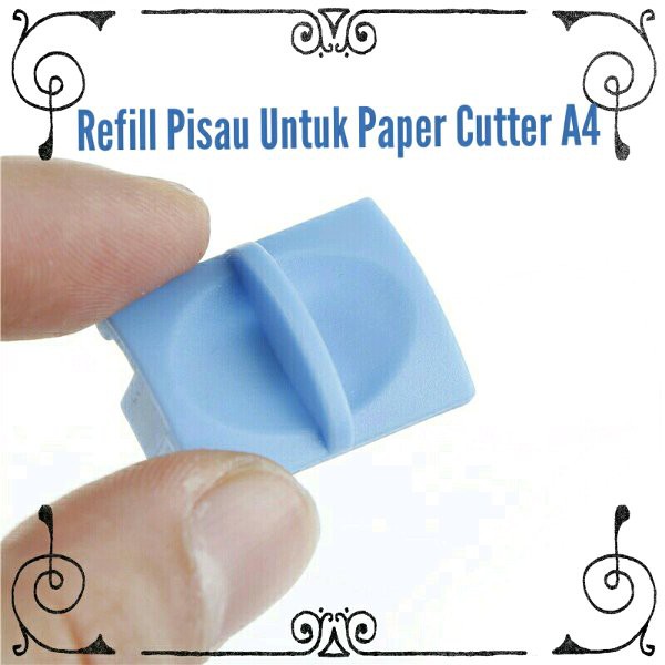 

READY STOK-- Refill Mata Pisau Paper Cutter Portable A4 Paper Trimmer Portabel