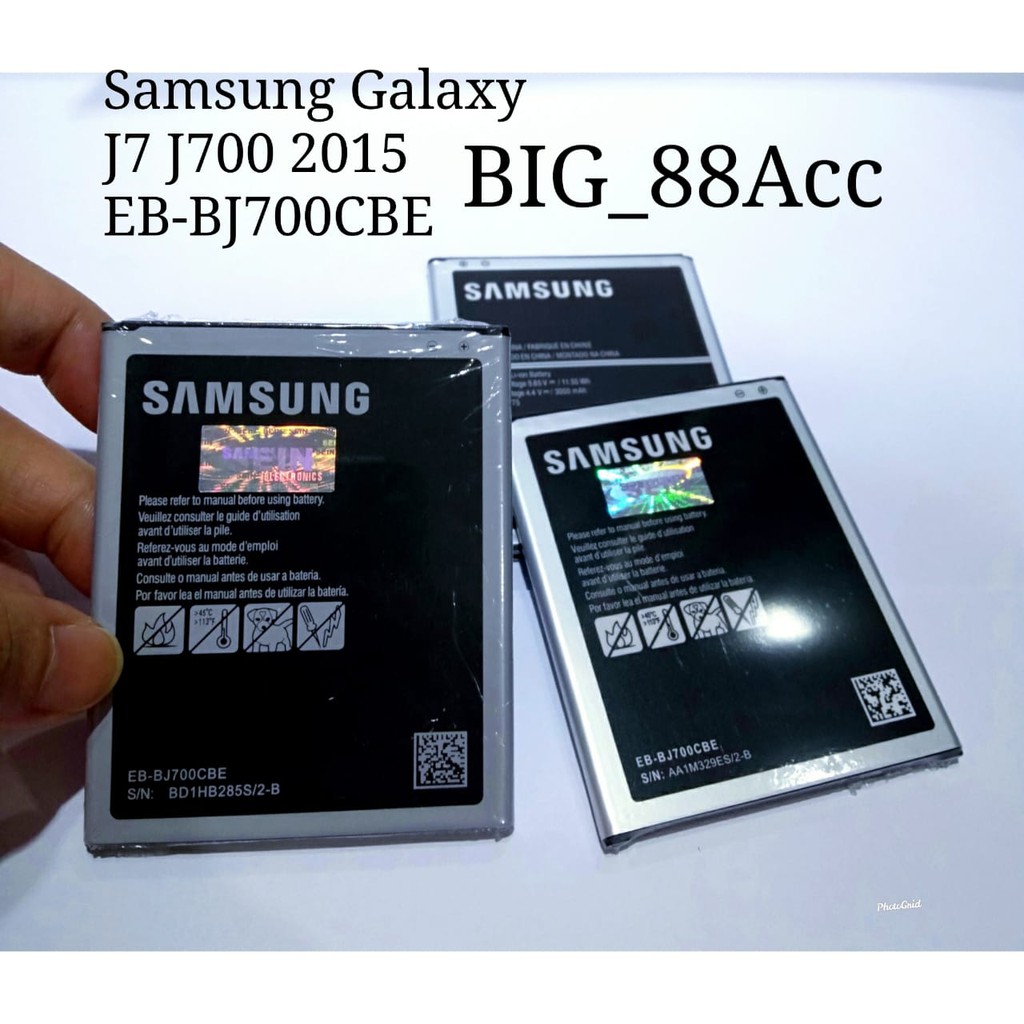Baterai Samsung Galaxy J7 J700 2015 EB-BJ700CBE Batre Batrai Battery Hp