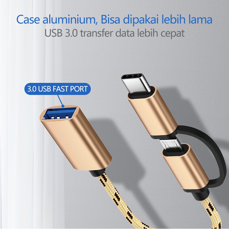 OTG 2 IN 1 DINAMI MICRO TYPE C FAST TRANSFER OTG FLASH DISK MOUSE