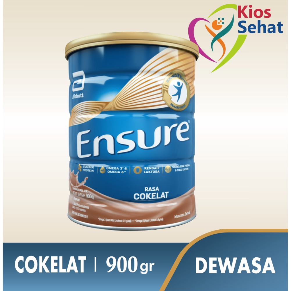 

Ensure [Coklat] (900 gr) - Susu Nutrisi Dewasa Rendah Laktosa | by: Abbott