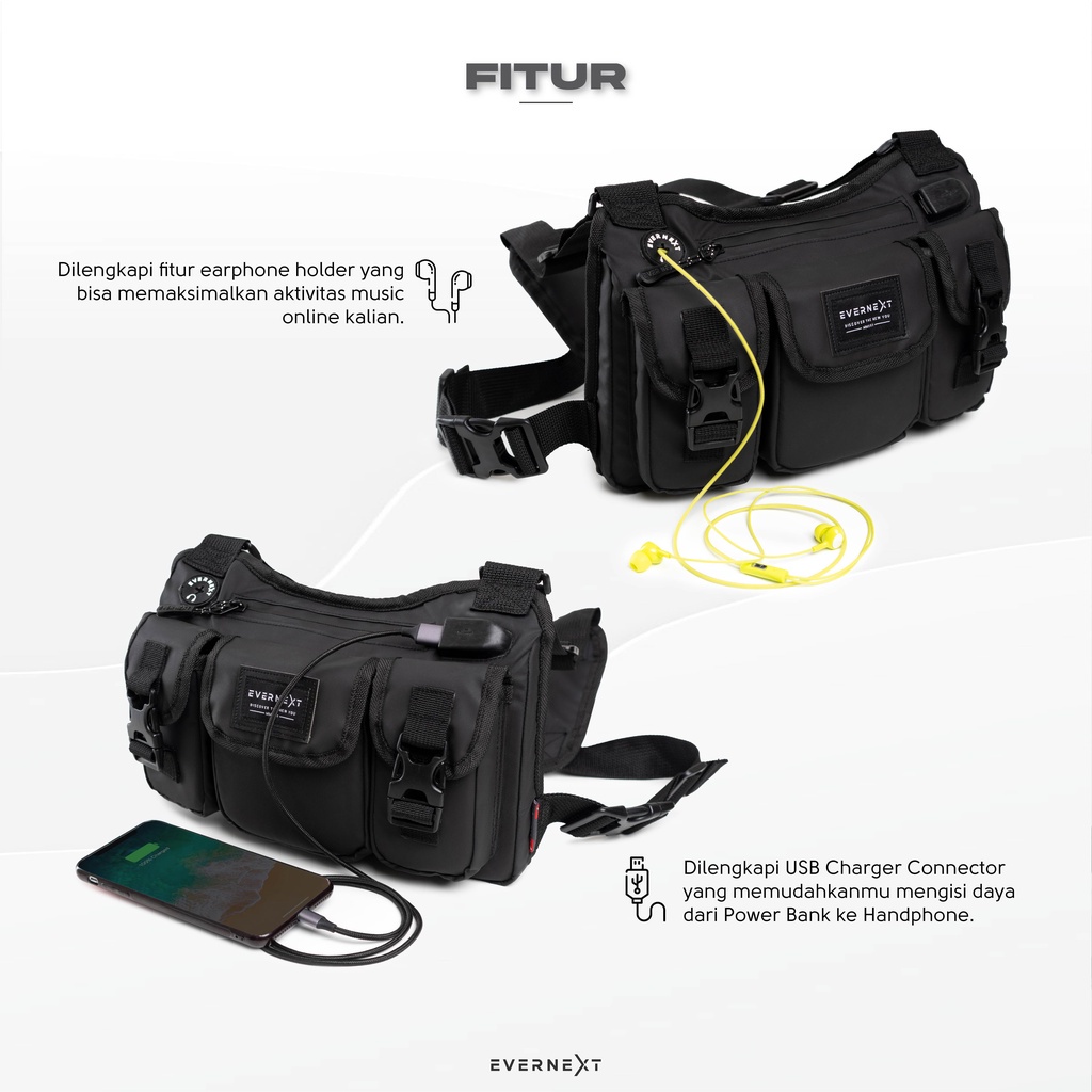 Terlariis!!!Chest Bag Rig Tas Dada Multifungsi Biker Motor Waterproof Waist Bag Tas Dada Chest Bag Chest Rig Bag Multifungsi Murah Tas Dada tas bahu pria chestbag tactiical pria tas pelindung dada bikers sepeda  pria kualitas ori anti air