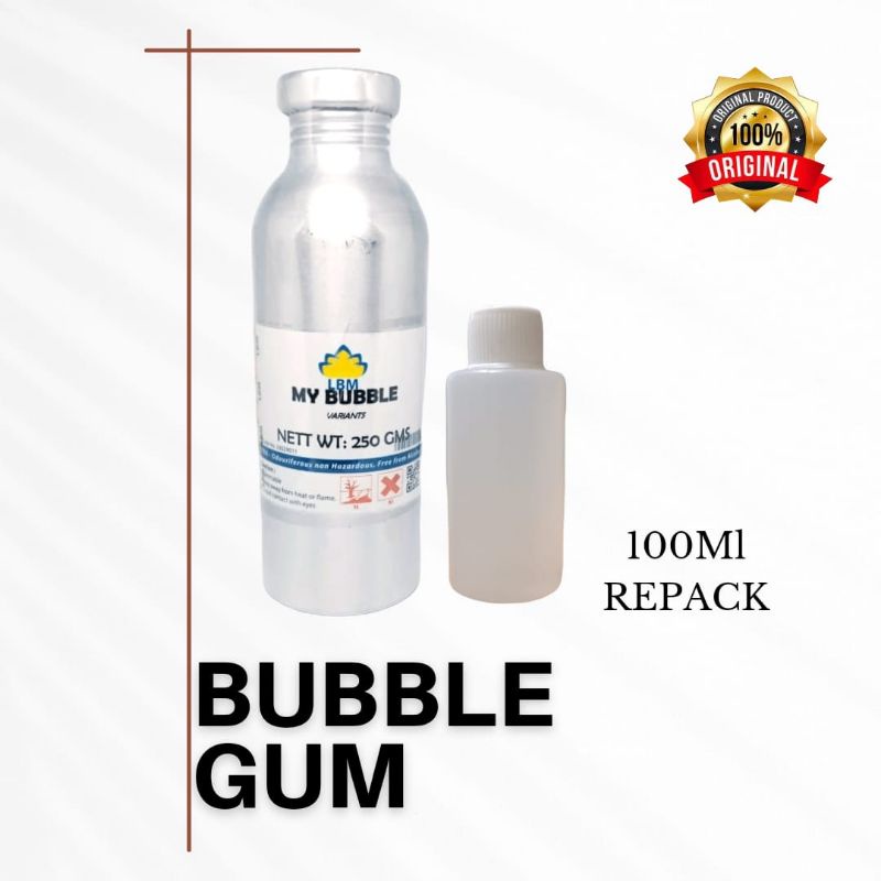 Bibit Parfum Minyak Wangi Original LBM Bubble Gum Repack 100ml