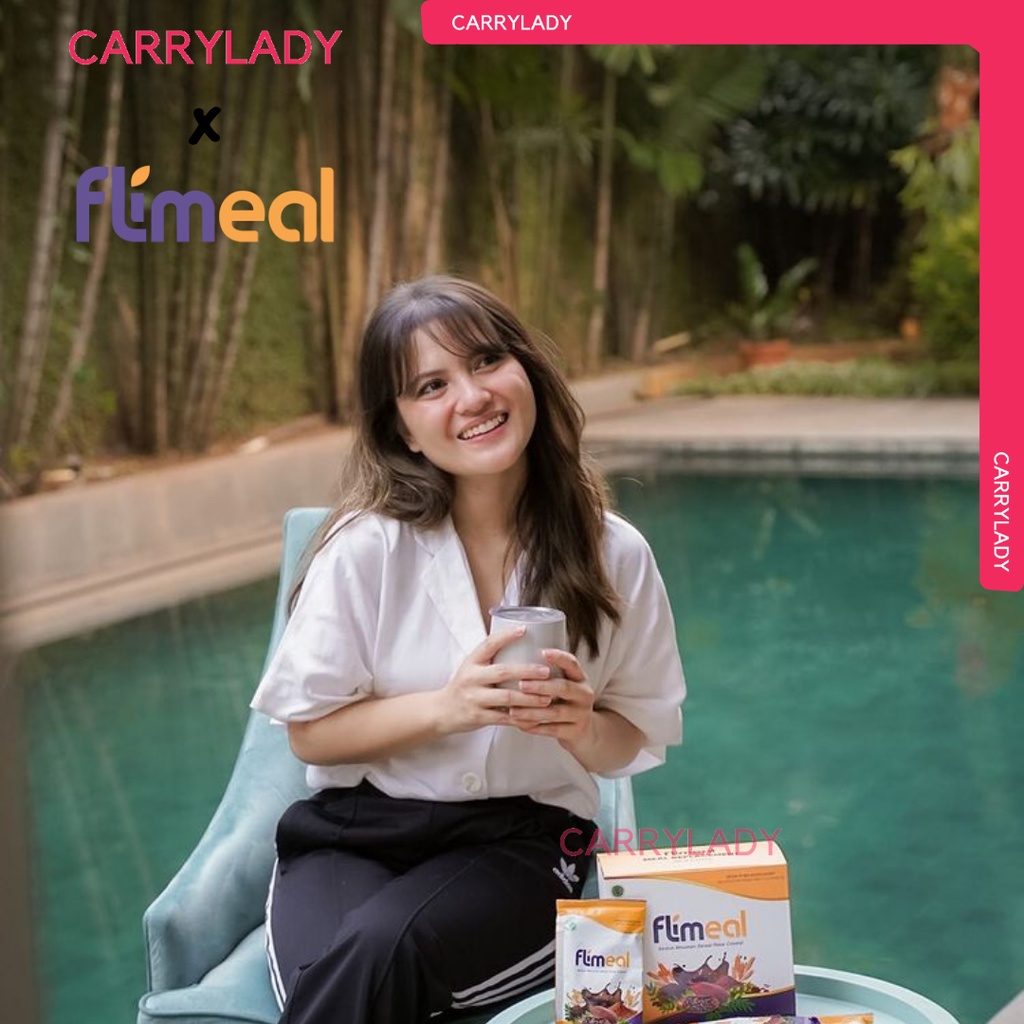 FLIMEAL 1 BOX 12 SACHET MEAL REPLACEMENT MINUMAN SEREAL RASA COKLAT PENGGANTI MAKAN DIET BY FLIMTY !