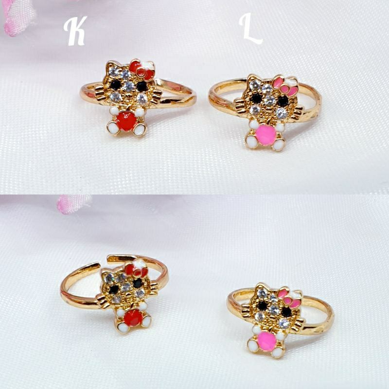 Cincin anak permata aneka model all size CA-11