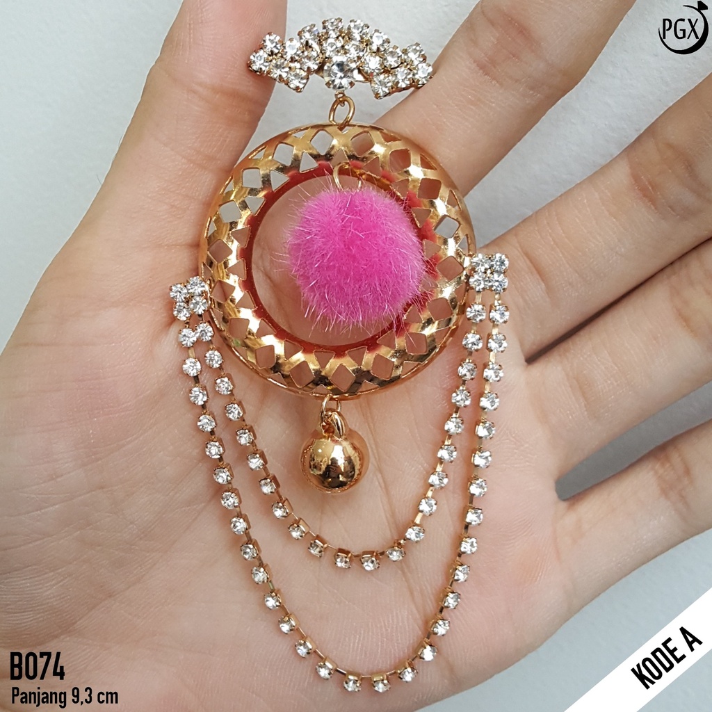 PGX Bross Hijab Bros Dagu Juntai Panjang Aksesoris Jilbab - B074