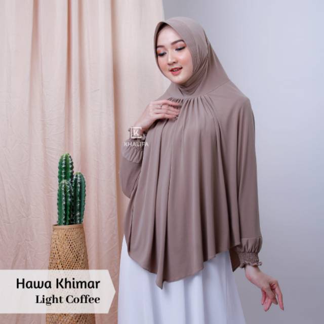 KHIMAR HAWA HIJAB TANGAN || KHALIFA