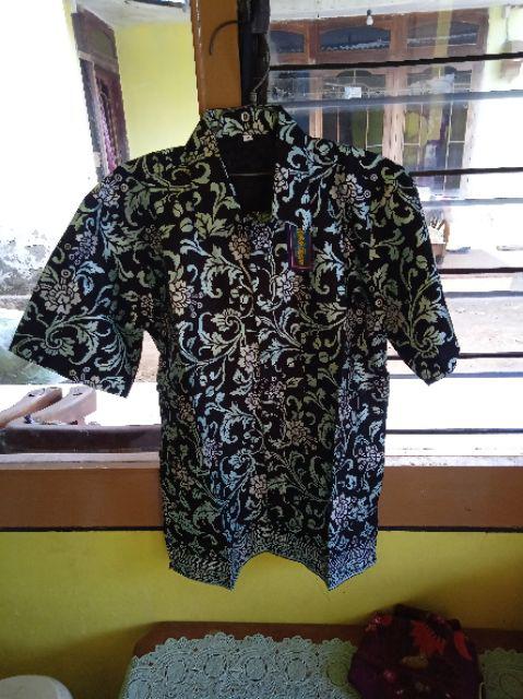 Baju Batik Couple Gamis Dilan Batik Bilda Modern Set Anak Muslim