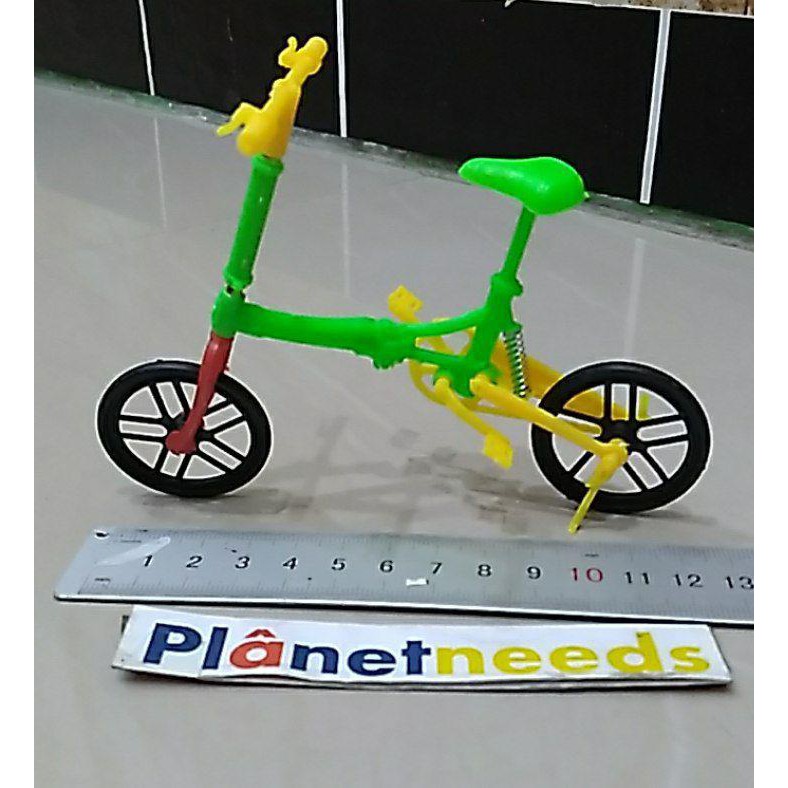 Mainan Sepeda Mini Rakit Plastik Ontel Kecil Miniatur Sepeda Lipat Rakitan Gowes Bukan Kemasan Mika