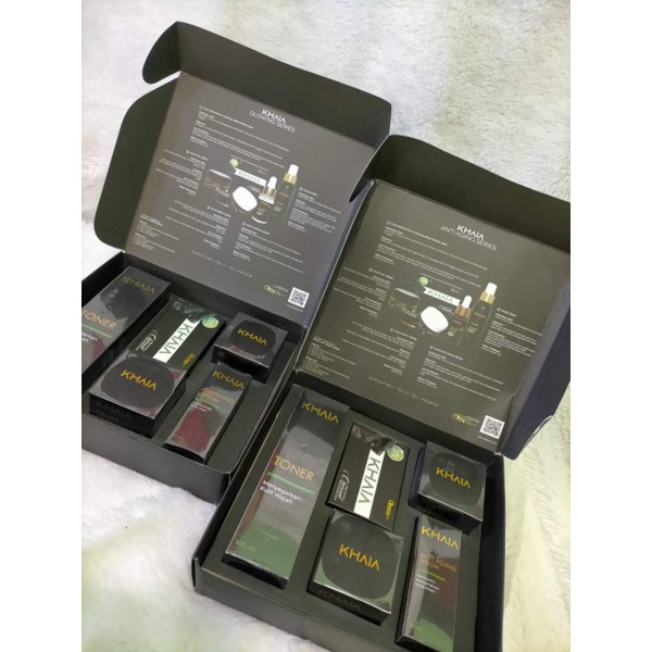 PAKET CREAM GLOWING SERIES KHAIA. 100% ORIGINIL BEST SELLER
