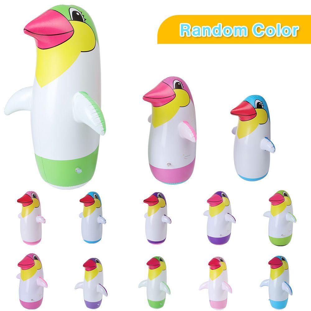 R-flower 2Pcs / Set Mainan Penguin Tiup Bahan PVC Ukuran 36cm / 45cm / 70cm Untuk Anak