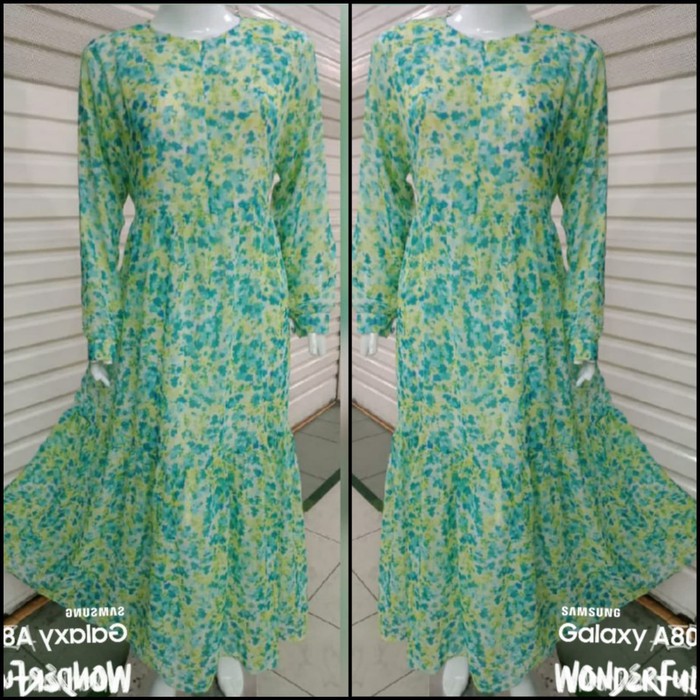 Gamis Baju Muslim Wanita Model Terbaru 2020 Edisi Lebaran