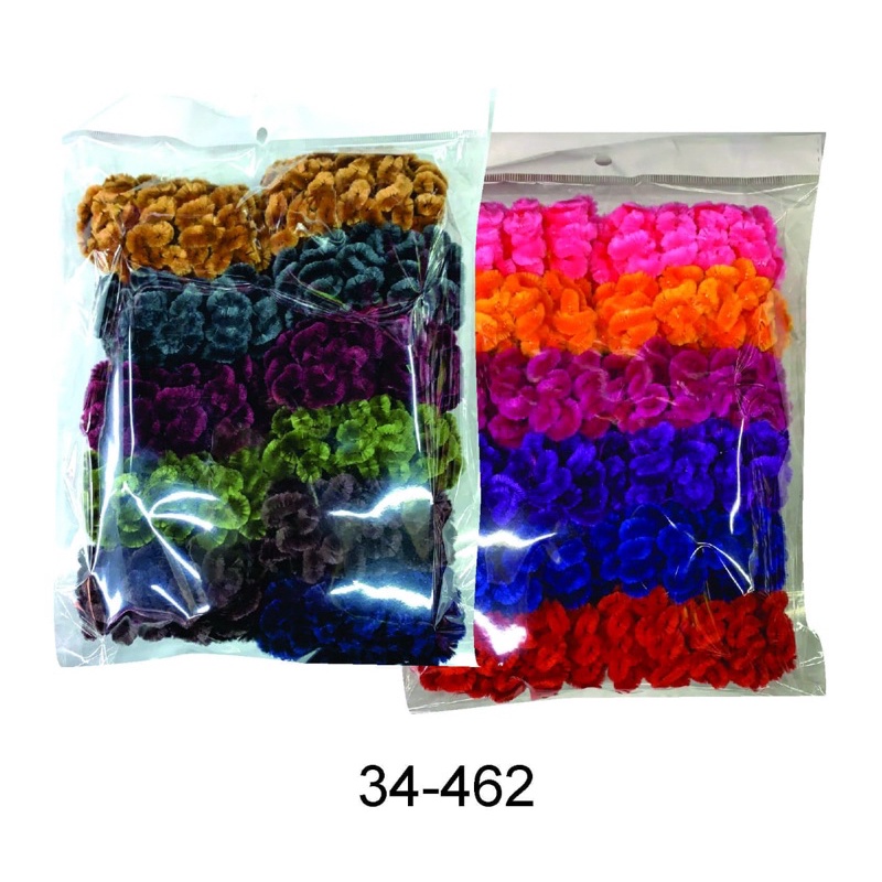 Ikat rambut usus / tali rambut / donat  12pc MT 60-5