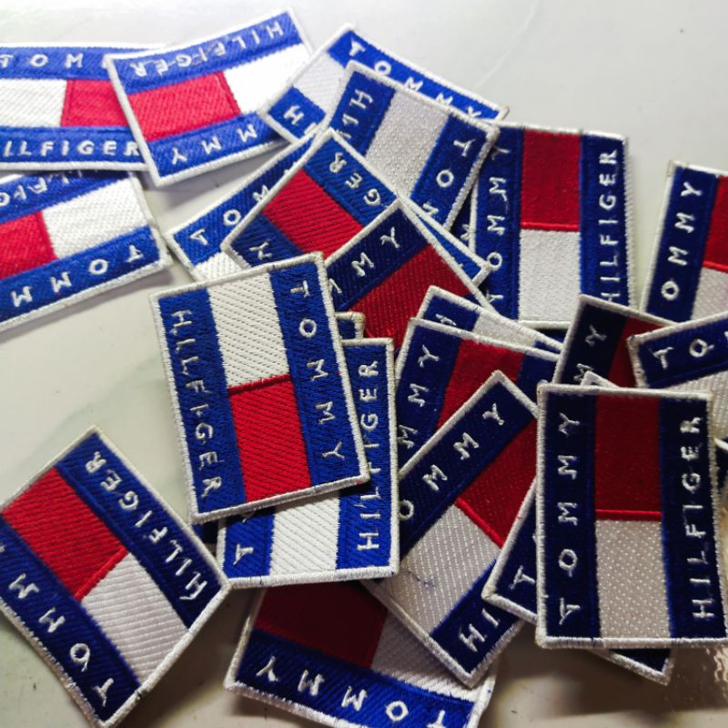 emblem patch bordir tommy hilfiger