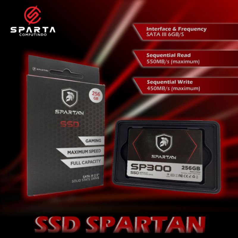 SSD Spartan Sata III 256GB Termurah Bergaransi 1 Tahun