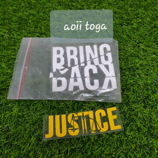 Logo baju bring back justice