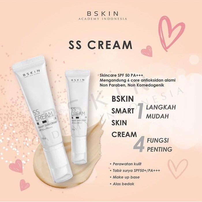 BSKIN SS CREAM HDI 15 GRAM DAN 60 GRAM 2024