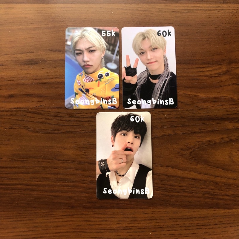 [CLERANCE SALE] STRAY KIDS SKZ NO EASY FELIX SEUNGMIN ALBUM PHOTOCARDS PC DS DOUBLE SIDED