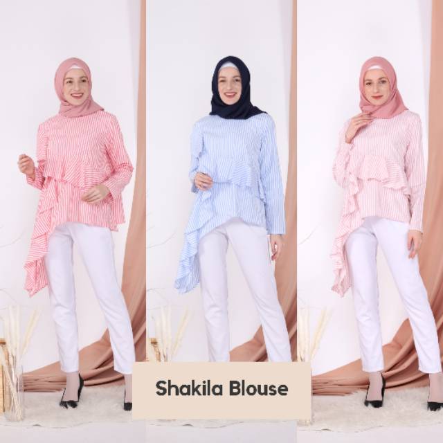 Nakajima-SHAKILA KEMEJA KATUN