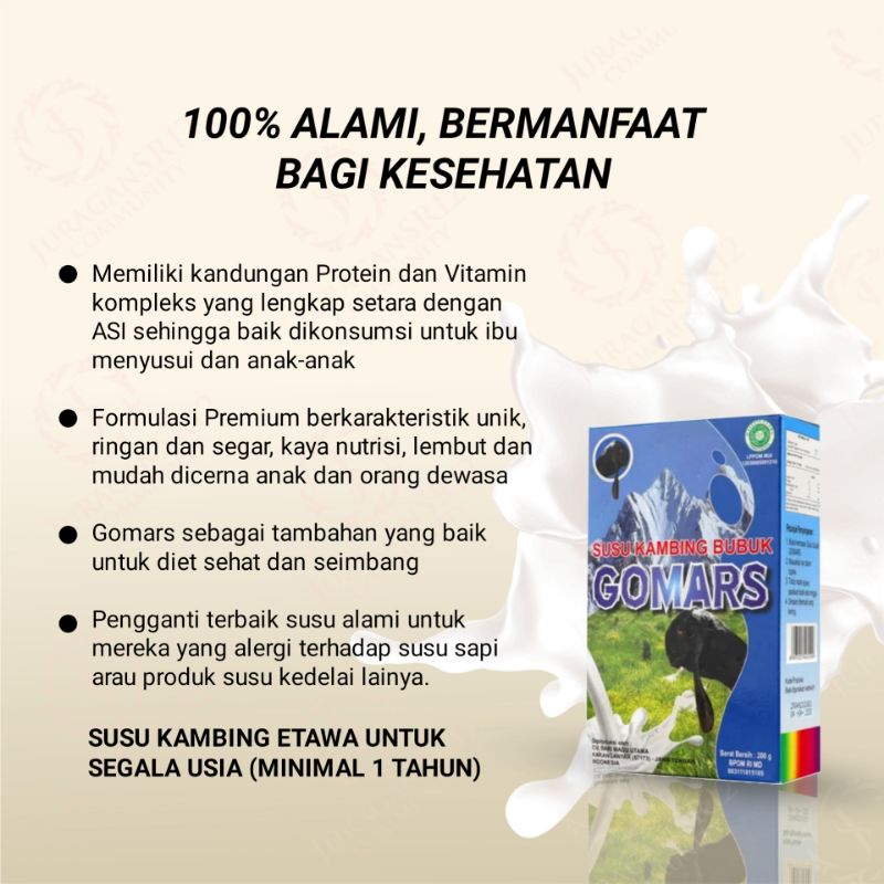 SUSU KAMBING ETAWA GOMARS