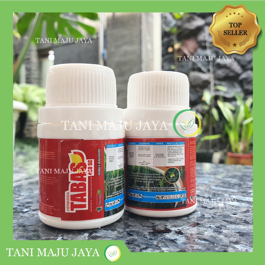 Herbisida Tabas 400SC 50 ml Obat Pembasmi Rumput Gulma Padi