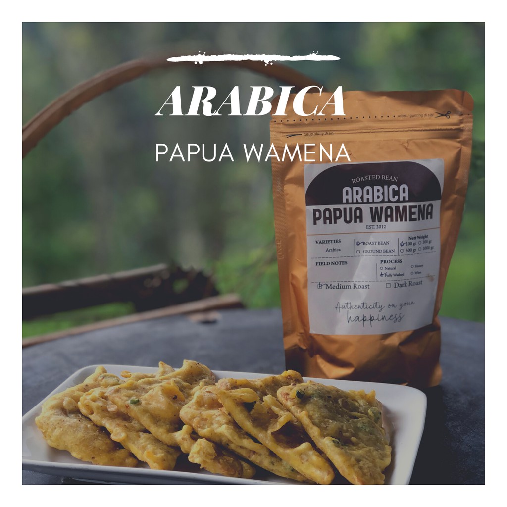 

kopi Arabika papua 200gram kemasan ekonomis