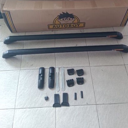 Kaki Rak Bagasi atas Mobil Jepit Body + KUNCI ( harga 2 Pcs)