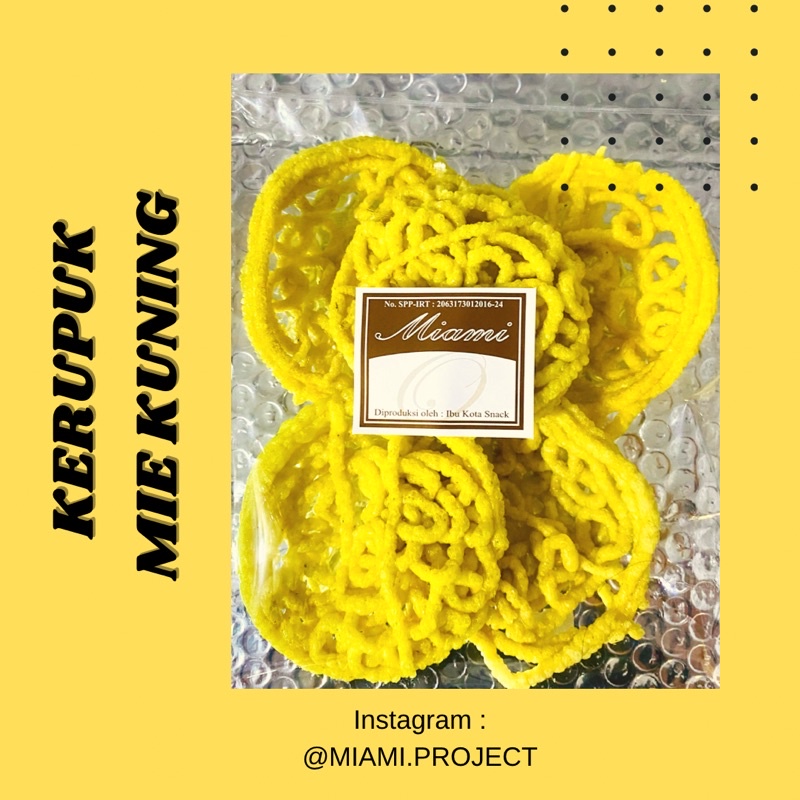 

KERUPUK MIE KUNING / KERUPUK MIE KUNING MATANG / KERUPUK MIE KUNING ASINAN