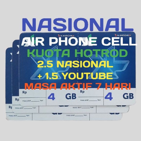 VOUCHER XL HOTROD 7.5 GB 7 HARI hotrod m