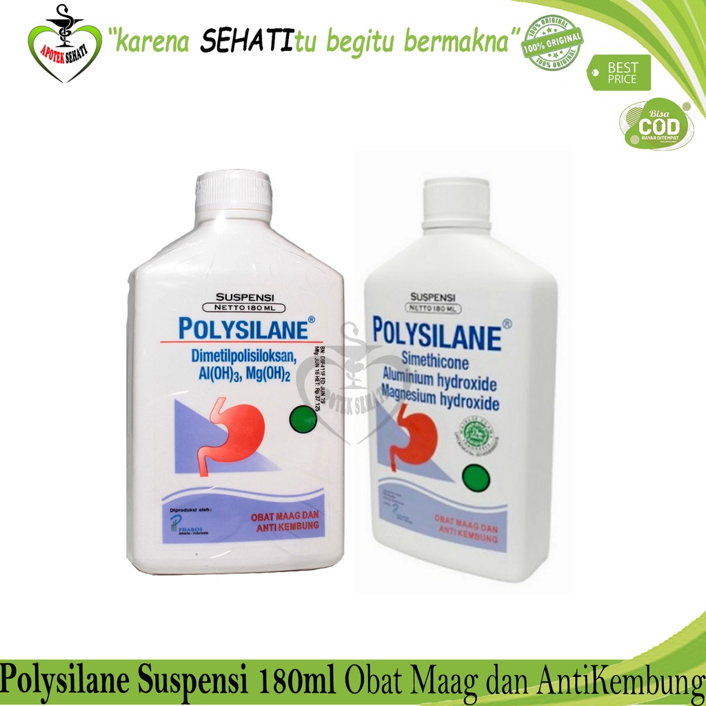 Polysilane Sirup Tablet Mengatasi Pencernaan Asam Lambung Maag