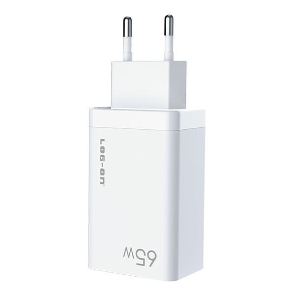 MINIGO LOG-ONN SUPER QUICK CHARGER 65W GAN LO-CPD500 TEKNOLOGI GAN FAST CHARGER VOOC OPPO