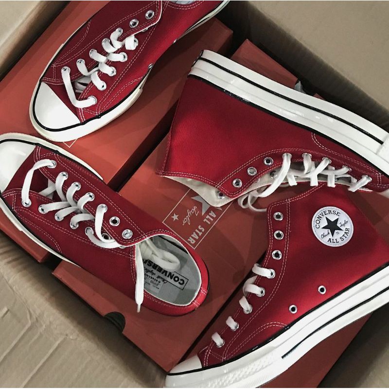 SALE CONVERSE 70S HI&LOW ENAMEL RED